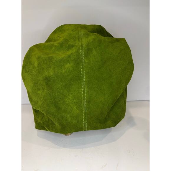 Henri Lou Green Y2K seude Hobo Bag  Euc - Picture 6 of 9